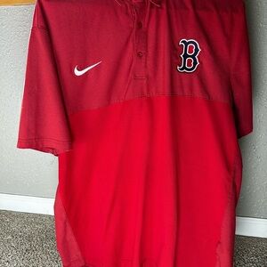 Nike Red Boston Red Sox Polo